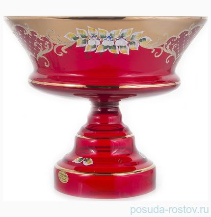 Ваза для фруктов 30 см н/н &quot;Лепка красная /5365&quot; / 137525