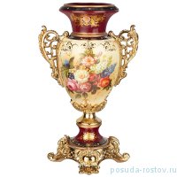 Ваза для цветов 27 х 16 х 46 см н/н с ручками / 273802