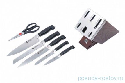 Набор кухонных ножей 7 предметов c заточкой &quot;Four Star /ZWILLING&quot; / 353084