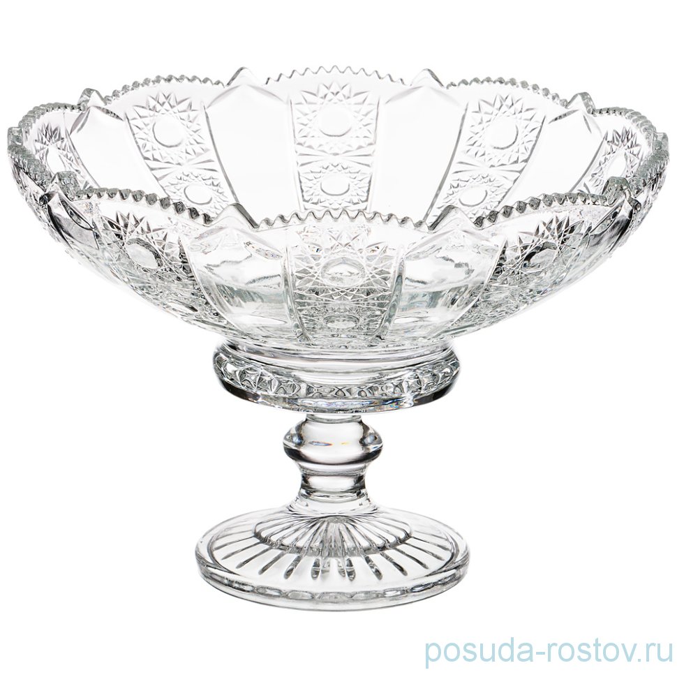 Фруктовница 25 х 18 см н/н "MUZA CRYSTAL"  / 213365