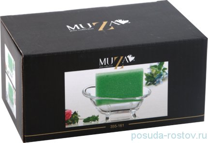Подставка для губки 14,5 х 6 х 7 см с губкой &quot;muza&quot; / 230626