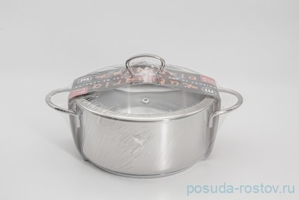 Сотейник 20 см со стеклянной крышкой 2,8 л &quot;Кулинария&quot; (в термоусадочной плёнке) / 292503