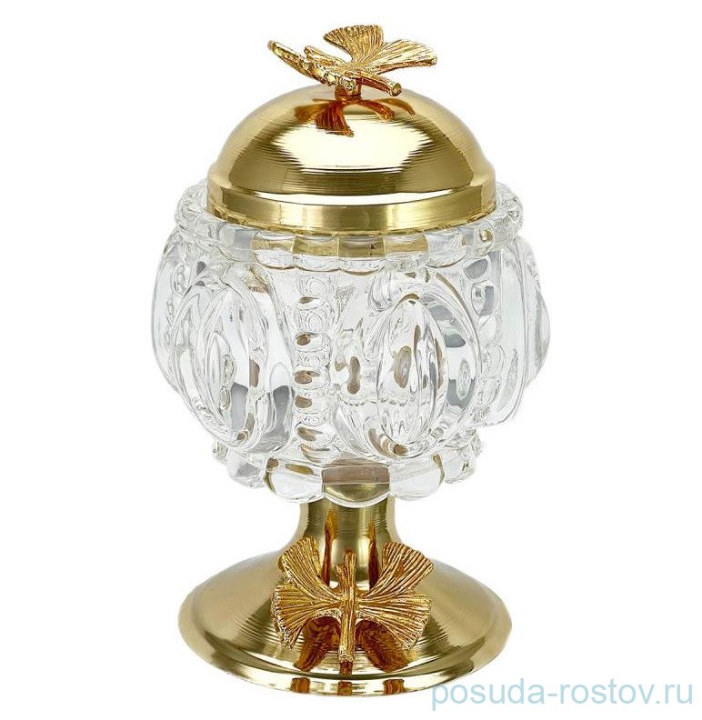 Икорница н/н "Bubbles /Бабочка /золото" / 267524
