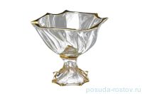 Ваза для фруктов 25 см н/н &quot;Нептун /Золотой кант&quot; / 096289