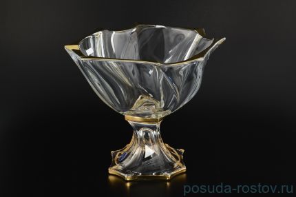 Ваза для фруктов 25 см н/н &quot;Нептун /Золотой кант&quot; / 096289
