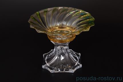 Ваза для конфет 21 см н/н &quot;Пикадилли /янтарно-зеленая&quot; R-G / 124707