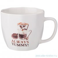 Кружка 370 мл &quot;Кофемания /Always yummy!&quot; / 337387