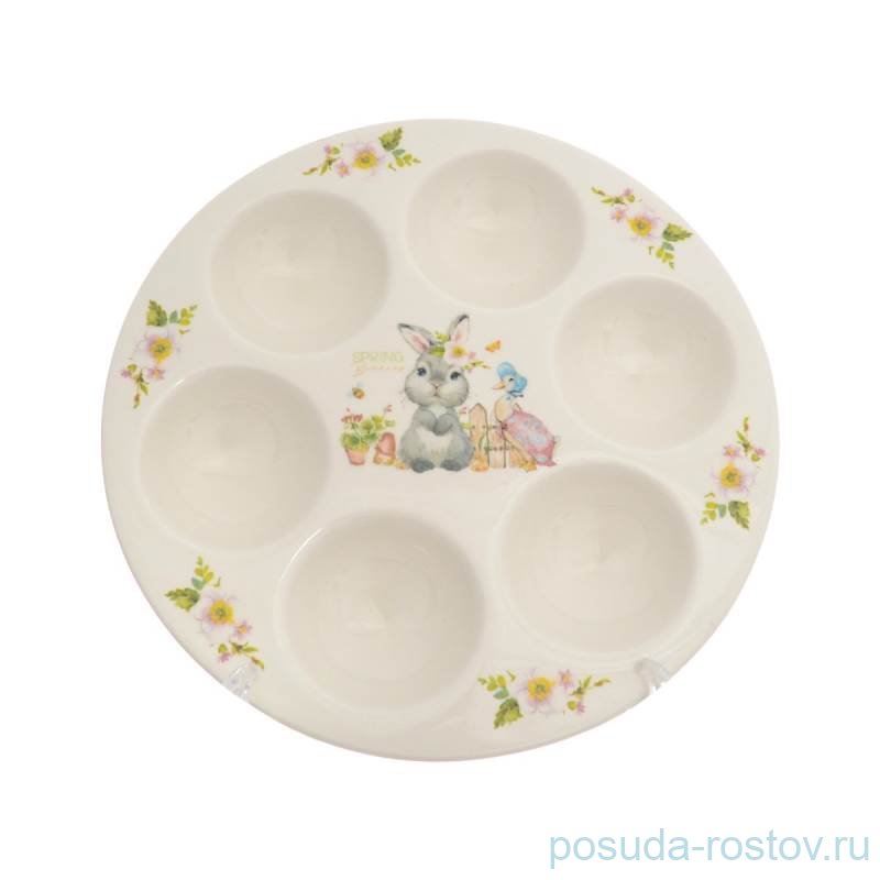Блюдо для яиц 18 х 2 см "Spring Bunnies" / 280004