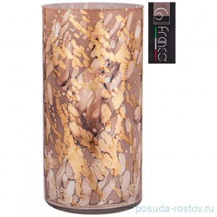 Ваза для цветов 15 х 30 см &quot;Cilindro aurora brown&quot;  / 288754