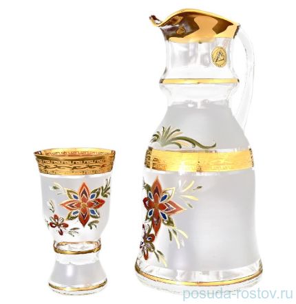 Набор для воды 7 предметов (кувшин + 6 стаканов) &quot;Королевский /Мозайка&quot; / 058435
