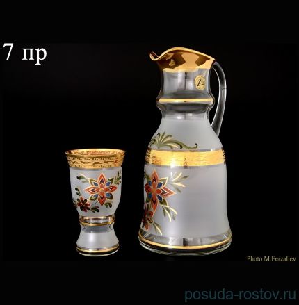 Набор для воды 7 предметов (кувшин + 6 стаканов) &quot;Королевский /Мозайка&quot; / 058435