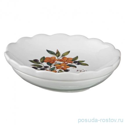 Дуршлаг 23 х 18 см &quot;Artigianato ceramico /Флора&quot; / 256693