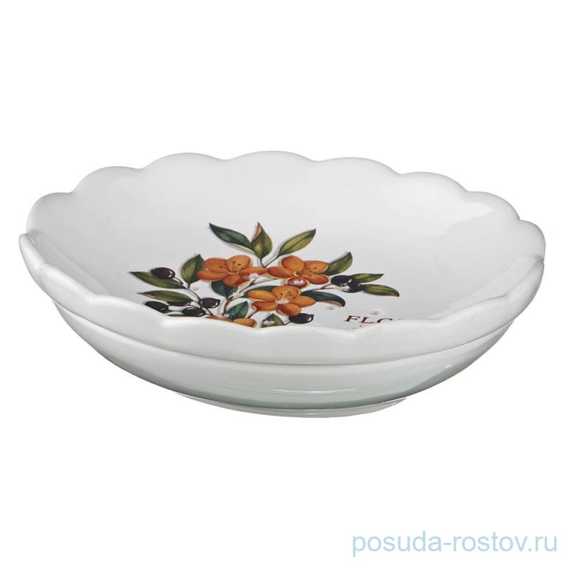 Дуршлаг 23 х 18 см "Artigianato ceramico /Флора" / 256693