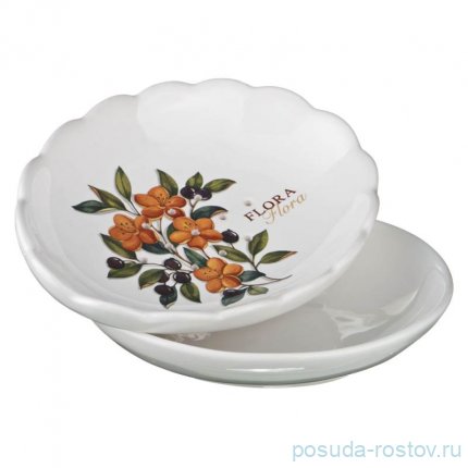 Дуршлаг 23 х 18 см &quot;Artigianato ceramico /Флора&quot; / 256693