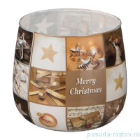 Свеча 7 х 6 см &quot;Merry Christmas&quot; / 172275