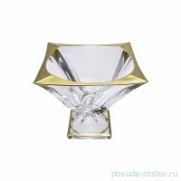 Ваза для фруктов 33 см н/н &quot;Квадрон /Матовое золото&quot; AS Crysta / 340950