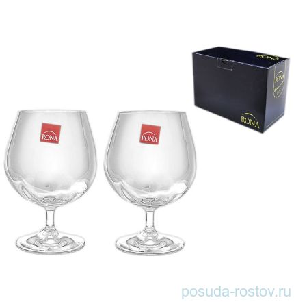 Бокалы для бренди 400 мл 2 шт &quot;Гала /Оптика /Без декора&quot; / 039946