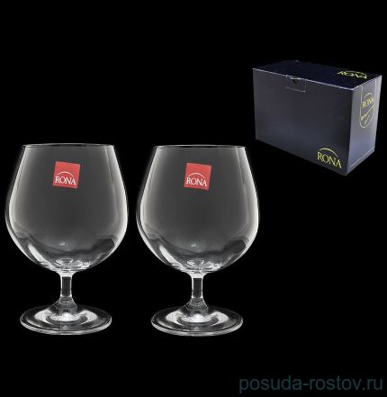Бокалы для бренди 400 мл 2 шт &quot;Гала /Оптика /Без декора&quot; / 039946