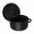 Кокот 28 см с крышкой 6,7 л чёрный Staub &quot;La Cocotte&quot; / 289648 / 289648