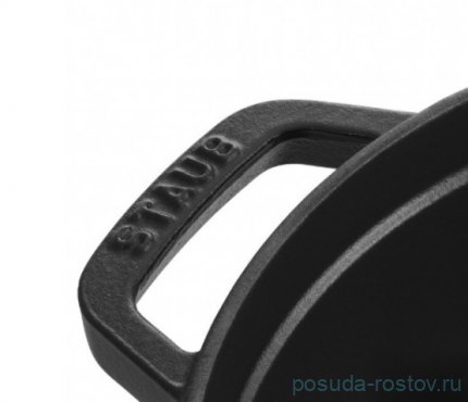 Кокот 28 см с крышкой 6,7 л чёрный Staub &quot;La Cocotte&quot; / 289648 / 289648