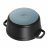Кокот 28 см с крышкой 6,7 л чёрный Staub &quot;La Cocotte&quot; / 289648 / 289648