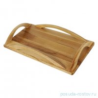 Поднос 43 х 30,5 см прямоугольный с ручками / 362621