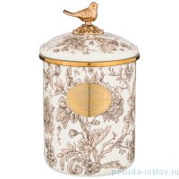 Банка для сыпучих продуктов 12 х 15 см 1,5 л &quot;agness /винтаж /королевский сад&quot; / 210639