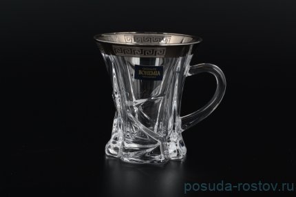 Набор чашек 90 мл 6 шт &quot;Версаче платина /375495&quot;  / 064944