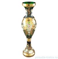 Ваза для цветов 110 см напольная &quot;Лепка зеленая&quot; / 042157