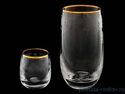 Стаканы для воды 350 мл 6 шт &quot;Бесцветные тюльпаны&quot; / 072248