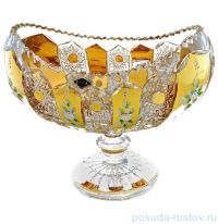 Ваза для фруктов 30,5 см н/н &quot;Хрусталь с золотом&quot; / 034982