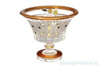 Конфетница 15 см н/н &quot;Max Crystal /Золото&quot; / 105419