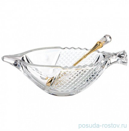 Икорница 17 х 7 х 5,5 см с ложкой &quot;muza&quot; / 213507