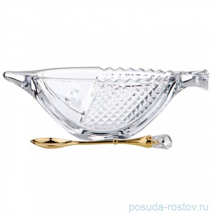 Икорница 17 х 7 х 5,5 см с ложкой &quot;muza&quot; / 213507