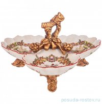 Фруктовница 27 х 27 х 18 см на 3-х ножках / 329508