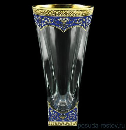 Ваза для цветов 30 см &quot;Astra Gold /Синяя&quot; / 107109