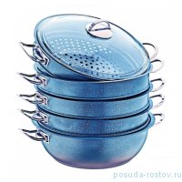 Мантоварка 30 х 10 см с антипригарным покрытием 6,4 л &quot;GRANITE COUSCOUS PAN SET&quot; / 169776