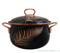 Кастрюля 18 см с крышкой 2 л &quot;Пачи /Элит класс&quot; черная / 200834