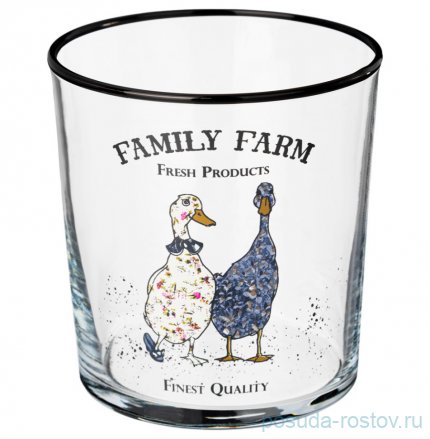 Стаканы для воды 380 мл 4 шт &quot;Family farm /Geese&quot; / 328665