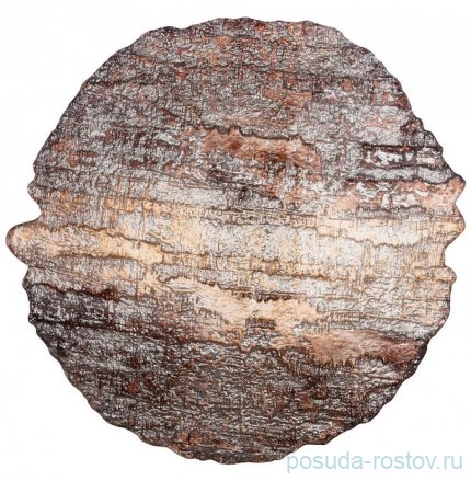 Блюдо 30 см круглое &quot;Crown brown&quot; (4шт.) / 226051
