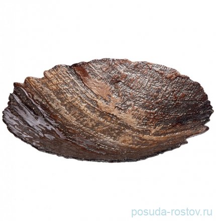 Блюдо 30 см круглое &quot;Crown brown&quot; (4шт.) / 226051