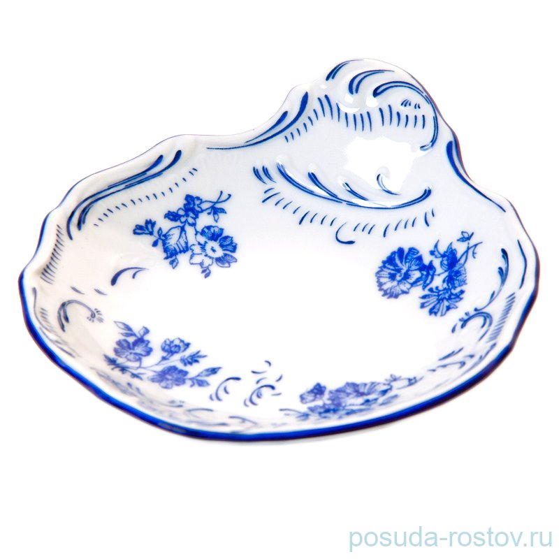 Розетка 13 см 1 шт с ручкой "Бернадотт /Синие розы" / 245002