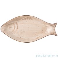Блюдо сервировочное 25 х 12 х 3 см &quot;nature /бежевое&quot; / 242119