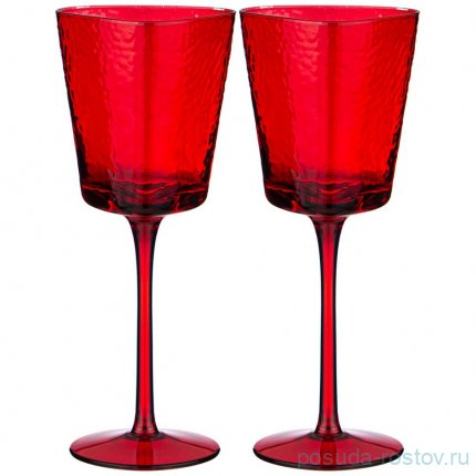 Бокалы для белого вина 320 мл 2 шт &quot;rocky red&quot; / 337670