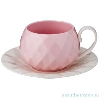Чайная пара 200 мл 1 шт &quot;Розовая&quot; / 190677