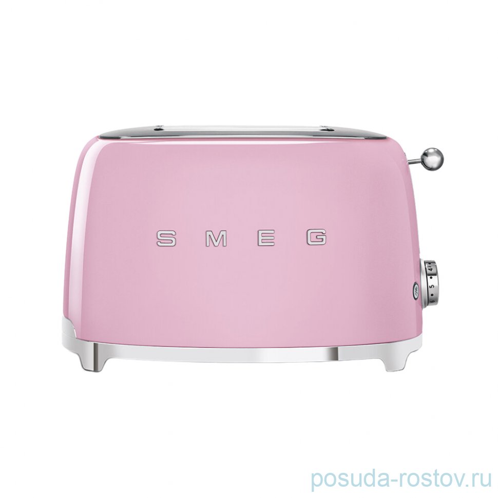 Тостер на 2 ломтика 950 Вт розовый "Smeg" / 299713