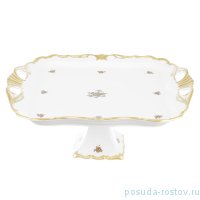 Блюдо 34 см квадратное н/н &quot;Корона /Золотая роза&quot; / 212729