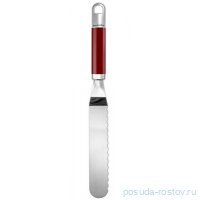 Лопатка кондитерская двухсторонняя красная ручка &quot;KitchenAid&quot; / 222438