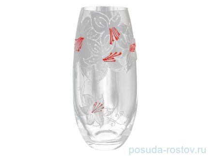Ваза для цветов 25 см &quot;Иней серебристый&quot; / 029547