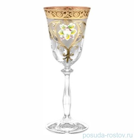 Бокалы для белого вина 185 мл 6 шт &quot;Анжела /Лепка /352&quot; E-V / 099854